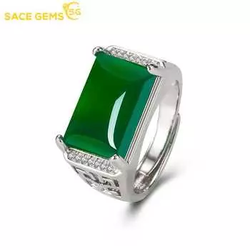 SACE GEMS Роскошное медное кольцо с цирконом, свадебное обручальное кольцо, мужские ювелирные изделия, подарок open