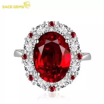 SACE GEMS винтажное роскошное кольцо с цирконом женские ювелирные изделия свадебный подарок для вечеринки open розовый