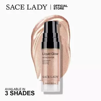 SACE LADY Жидкий хайлайтер Shimme Makeup Weightless Radiance Blendable Face Glow