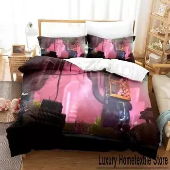 Sackboy Little Big Planet Комплект постельного белья Single Twin Full Queen King Size Комплект постельного белья Aldult Kid Bedroom Пододеяльники Наборы Аниме Кровать 70x133cm 2pcs