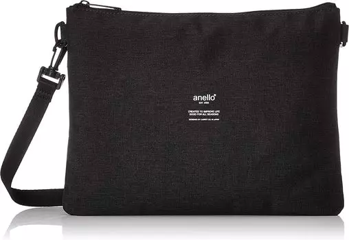 Sacoche Shoulder Bag A4 THE DAY ATB1715Z Black [Anello] Multi-Storage