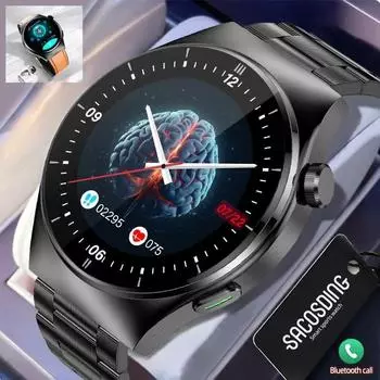 SACOSDING 1,46-дюймовые Смарт-часы для здоровья, кислорода в крови, часы с пульсометром, умные часы с Bluetooth-вызовом, монитор артериального давления, умные часы