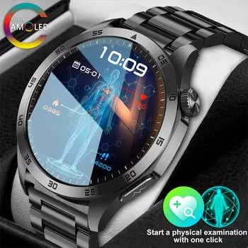 SACOSDING AMOLED Смарт-часы для мужчин ЭКГ артериальное давление мониторинг здоровья Bluetooth звонок женский спортивный фитнес-трекер умные часы