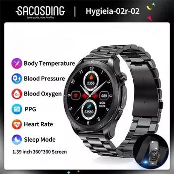 SACOSDING ЭКГ + PPG Смарт-часы Мужчины Кислород в крови Артериальное давление Фитнес Спортивные часы IP68 Водонепроницаемые умные часы Sultable для телефона Xiaomi
