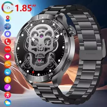 SACOSDING Мужские умные часы с большим экраном BT Calling AI Voice Health Monitoring Sports Fitness Tracker Women Smartwatch