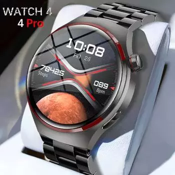SACOSDING WATCH 4 PRO Смарт-часы для мужчин Watch 4 Pro AMOLED HD экран Bluetooth голосовой помощник GPS NFC пульсометр водонепроницаемые Смарт-часы для мужчин