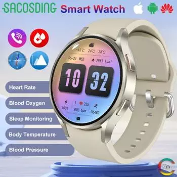 SACOSDING Watch 6 Pro Смарт-часы для мужчин NFC Bluetooth вызов GPS трек 120 + спортивные водонепроницаемые мужские умные часы для здоровья 2023