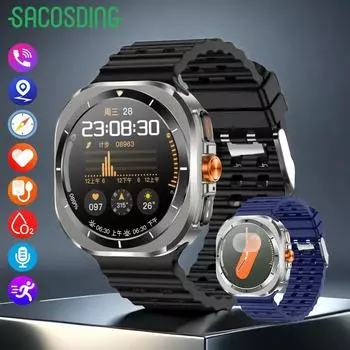 SACOSDING Watch 7Ultra умные часы для мужчин и женщин HD AMOLED голосовой вызов GPS трекер компас спортивные часы Custom Sphere новые