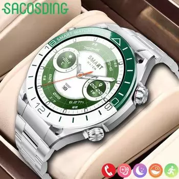 SACOSDING WATCH Ultra Mate Business Smart Watch Men Bluetooth Call Multiple Sport Modes Smartwatch Водонепроницаемые часы Совместимость с Huawei