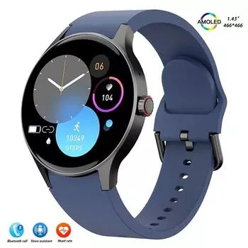 SACOSDING Y80 Смарт-часы 1,43-дюймовый Amoled-экран Bluetooth Вызов Музыка Кислород в крови Монитор сердечного ритма Здоровье Смарт-часы Водонепроницаемые часы