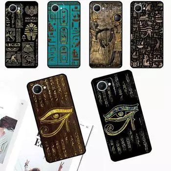 Священный глаз Гора Египет Фреска для Realme 9 10 11 12 Pro Plus GT Neo 5 GT3 C11 C30 C31 C33 C35 C25s C21Y C51 C55 C53 Чехол Realme C21Y C25Y