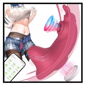 Sacred Treasure for Clitoral Vibrator for Women Rotor Clitoris Suction Adult Toy Types of Suction and Hitting 10 Types of Vibration Smartphone Popular