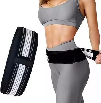 Sacroiliac Hip Belt for Women and Men Belt for Pelvis Support Hip Orthosis Sacro Iliac Belt with Elastic Compression Strap Hip Brace