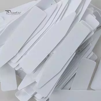 Сад 100 шт мини пластиковый завод этикетка горшок маркер питомник колышки теги инструмент one size