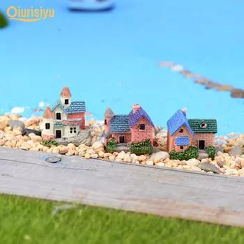 Сад фей Миниатюрный смоляной замок Дом Random Style