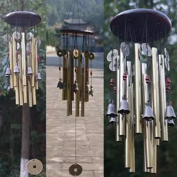 Сад на открытом воздухе Living WindChimes Древние китайские элементы, Наружный декор для дома, двора,