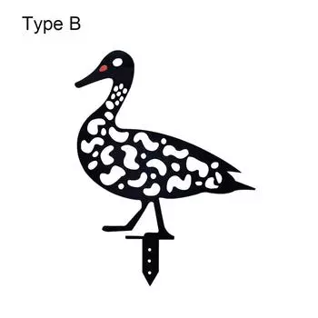 Сад Утка Двор Искусство Украшение заднего двора Украшение Курица Семья Акрил НовыйНовый a rural