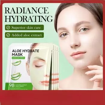 SADOER Aloe Vera Hydrating & Moisturing Mask Питательная и омолаживающая маска-патч 1pcs