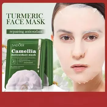 SADOER Camellia Flower антиоксидантная увлажняющая маска питательная увлажняющая омолаживающая маска 1pcs