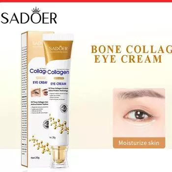 Крем для кожи вокруг глаз SADOER Collagen Anti-Wrinkle Eye Cream Увлажняющий и питательный крем для кожи вокруг глаз 20g
