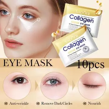 SADOER Collagen Anti-Wrinkle Multi-Action Firming Hydrating Eye Mask 10pcs