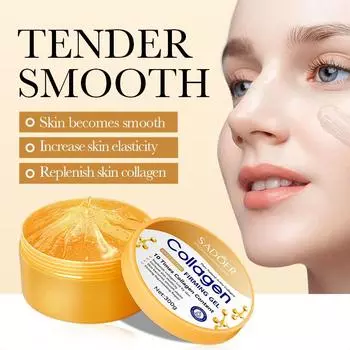 SADOER Collagen Repair Gel Увлажняющий и освежающий гель перед нанесением макияжа No Card Fans Smooth on Makeup Gel