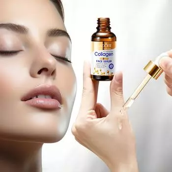 SADOER Collagen Serum для женщин - увлажняющая и освежающая, 30 мл увлажняющая эссенция с глицерином, подходит для всех типов кожи
