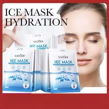 SADOER Deep Hydration Ice Mask Питательная увлажняющая и увлажняющая лифтинг-омолаживающая маска для лица 3pcs