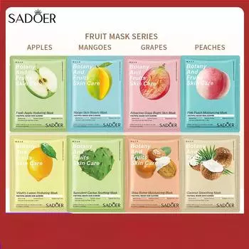 SADOER Fruit Combo Facial Mask Увлажняющая и увлажняющая маска Coconut