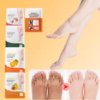 SADOER Фруктовая маска для ног Маска для ног Омолаживающая Цветочная и фруктовая 35 мл One Size
