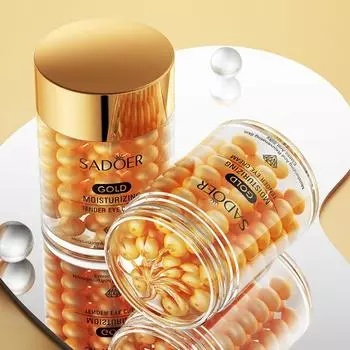 SADOER Golden Eye Cream Крем для глаз с гиалуроновой кислотой, увлажняющий крем для глаз против морщин и против старения 60g синий