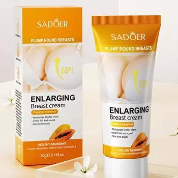 SADOER Крем для груди с папайей и кокосом Крем для ухода за грудью Укрепляющий крем Papaya