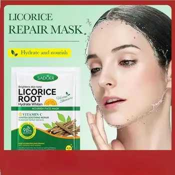 Sadoer Liquorice VC Hydrating Mask Увлажняющая и увлажняющая маска-патч 1pcs