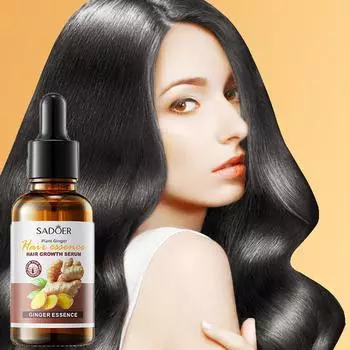 SADOER Лосьон для ухода за волосами с имбирем, увлажняющий и разглаживающий уход, эссенция для ухода за волосами 30ml