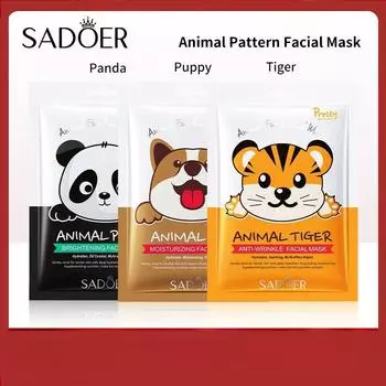 SADOER Маска для лица 25 г, увлажняющие и увлажняющие таблетки