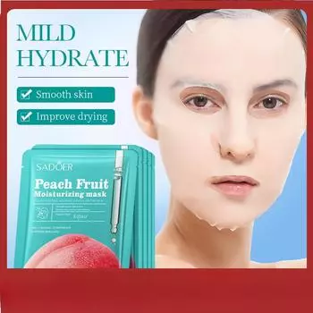 SADOER Peach Moisture Repair Mask Увлажняющая и омолаживающая маска 1pcs
