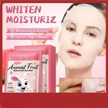 SADOER Питательная маска для лица White Rabbit Peach 1pcs
