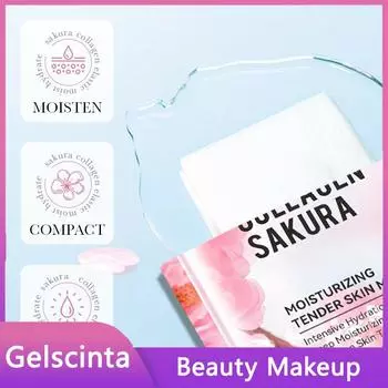 SADOER Sakura Коллагеновая увлажняющая и омолаживающая тканевая маска