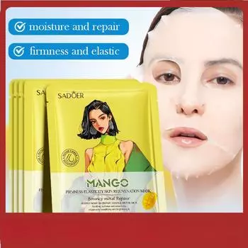 SADOER Укрепляющая, упругая и омолаживающая маска с манго Увлажняющая и увлажняющая маска 1pcs