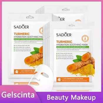 SADOER Увлажняющая и успокаивающая маска с куркумой