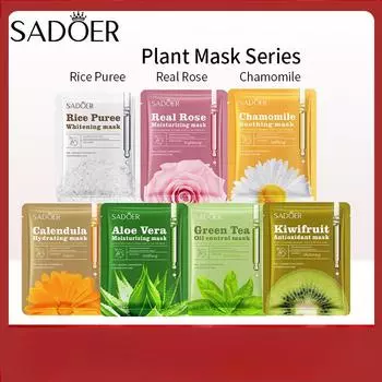SADOER Увлажняющая увлажняющая маска Botanical Fruit Series aloe vera/25g