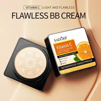SADOER Витамин C Light BB Cream Грибная воздушная подушка CC-крем для женщин 01# Natural