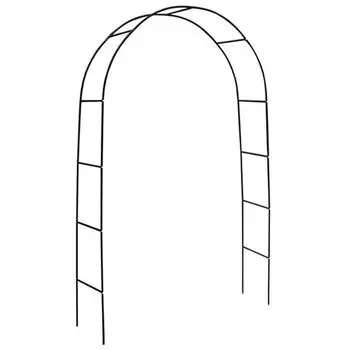 Садовая арка Металлическая шпалера Беседка Розы Вьющиеся растения Подставка Украшение Уличная