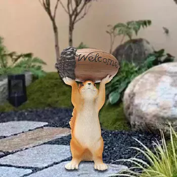 Садовая белка статуя скульптура ремесла коллекционная фигурка настольное украшение для