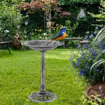 Садовая кормушка для птиц, кормушка для птиц, устойчивая к погодным условиям, для патио в винтажном стиле