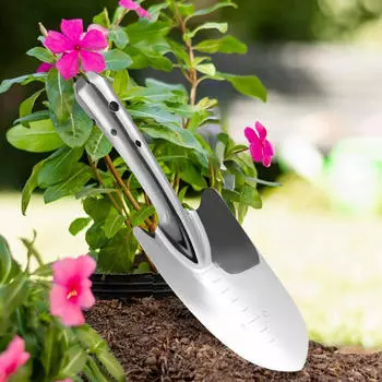 Садовая лопата для копания, удобная рукоятка, садовый инструмент, более прочный мини-совок для 7.6x26cm