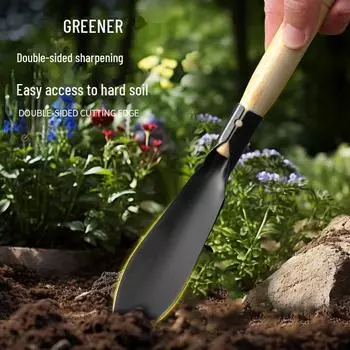 Садовая лопата из марганцевой стали: Идеально подходит для рыхления почвы, посадки овощей и цветов, а также для выполнения работ по саду и огороду. pointed shovel