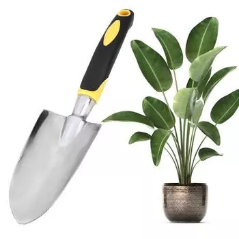 Садовая лопата с нескользящей ручкой. Удобная рукоятка. Высокоэффективная широко используемая лопата для прополки. Инструмент для копания почвы. B