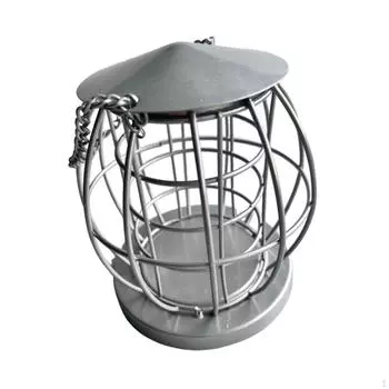 Садовая металлическая проволочная подвесная кормушка для птиц, многофункциональный, прочный, для кардинала