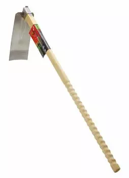 Садовая мотыга Takagi Kikudo Kiwami из нержавеющей стали с большой винтовой рукояткой